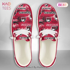 AVAILABLE NCAA Northern Illinois Huskies Custom Name Hey Dude Shoes