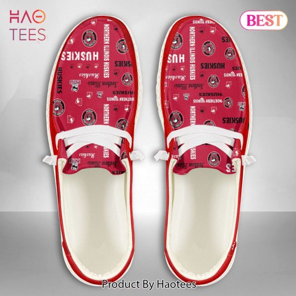 AVAILABLE NCAA Northern Illinois Huskies Custom Name Hey Dude Shoes POD Design