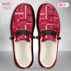 AVAILABLE NCAA Northern Illinois Huskies Custom Name Hey Dude Shoes POD Design