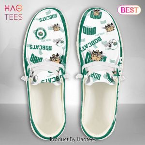 AVAILABLE NCAA Ohio Bobcats Custom Name Hey Dude Shoes AVAILABLE NCAA Ohio Bobcats Custom Name Hey Dude Shoes