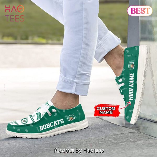 AVAILABLE NCAA Ohio Bobcats Custom Name Hey Dude Shoes