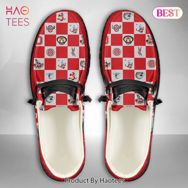 AVAILABLE NCAA Ohio State Buckeyes Custom Name Hey Dude Shoes Limited 2024