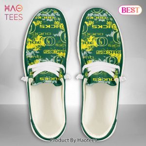 [AVAILABLE] NCAA Oregon Ducks Custom Name Hey Dude Shoes