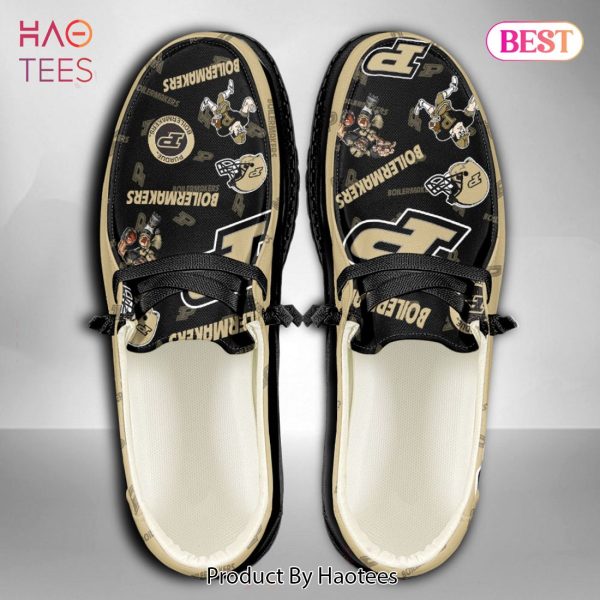 AVAILABLE NCAA Purdue Boilermakers Custom Name Hey Dude Shoes