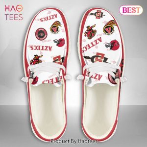 [AVAILABLE] NCAA San Diego State Aztecs Custom Name Hey Dude Shoes