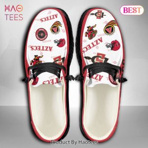 [AVAILABLE] NCAA San Diego State Aztecs Custom Name Hey Dude Shoes