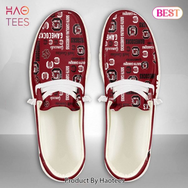 AVAILABLE NCAA South Carolina Gamecocks Custom Name Hey Dude Shoes Luxury Brand