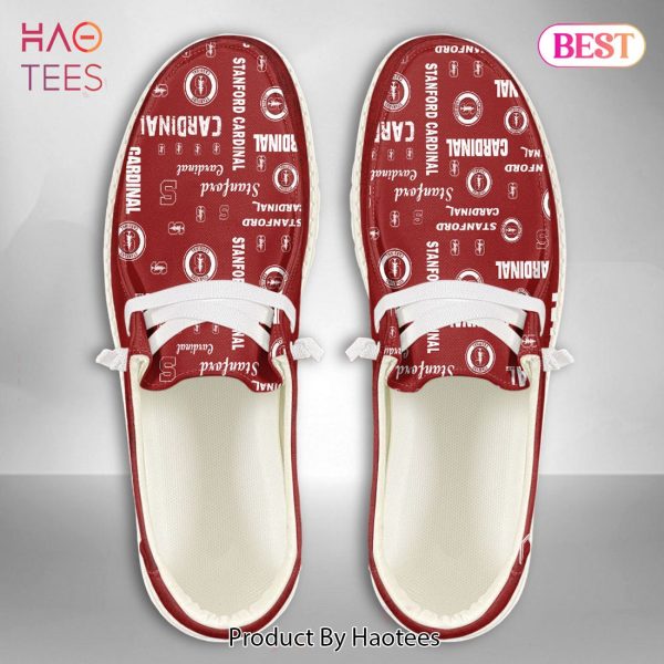 AVAILABLE NCAA Stanford Cardinal Custom Name Hey Dude Shoes