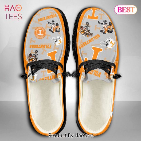 AVAILABLE NCAA Tennessee Volunteers Custom Name Hey Dude Shoes