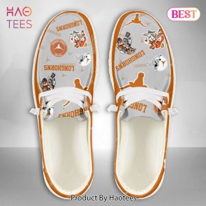 [AVAILABLE] NCAA Texas Longhorns Custom Name Hey Dude Shoes