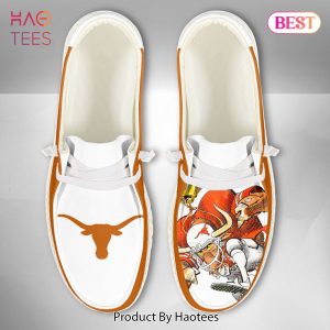 [AVAILABLE] NCAA Texas Longhorns – Custom Name Hey Dude Shoes