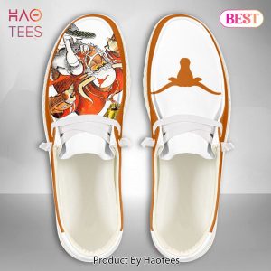 [AVAILABLE] NCAA Texas Longhorns – Custom Name Hey Dude Shoes