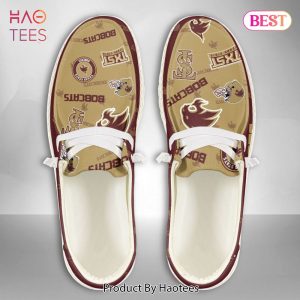 AVAILABLE NCAA Texas State Bobcats Custom Name Hey Dude Shoes
