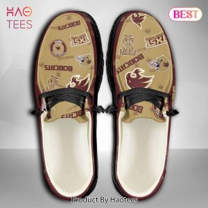 AVAILABLE NCAA Texas State Bobcats Custom Name Hey Dude Shoes