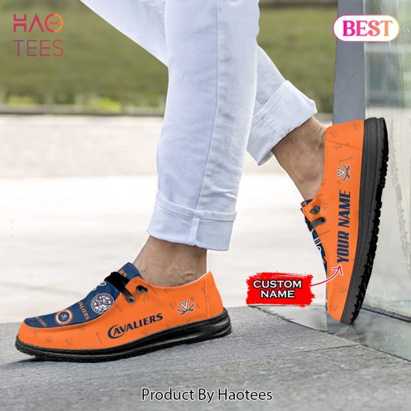 AVAILABLE NCAA Virginia Cavaliers Custom Name Hey Dude Shoes