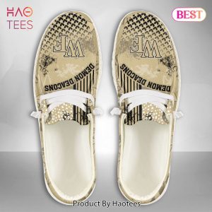 [AVAILABLE] NCAA Wake Forest Demon Deacons Custom Name Hey Dude Shoes