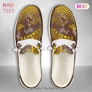 [AVAILABLE] NCAA Wyoming Cowboys Custom Name Hey Dude Shoes