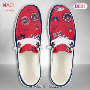 AVAILABLE NHL Washington Capitals Custom Name Hey Dude Shoes AVAILABLE NHL Washington Capitals Custom Name Hey Dude Shoes