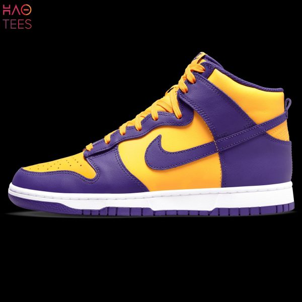 AVAILABLE Nike Dunk High Lakers