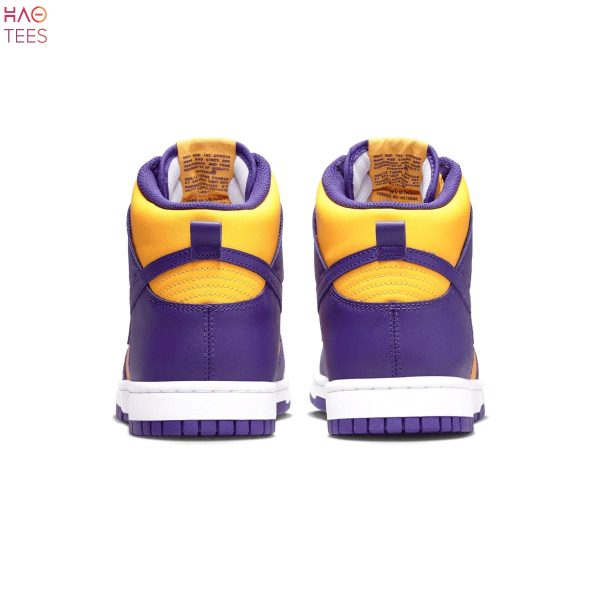 AVAILABLE Nike Dunk High Lakers