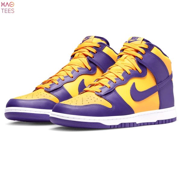 AVAILABLE Nike Dunk High Lakers