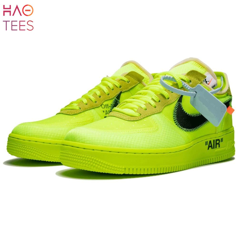 AVAILABLE Off-White x Nike Air Force 1 Volt Luxury Store