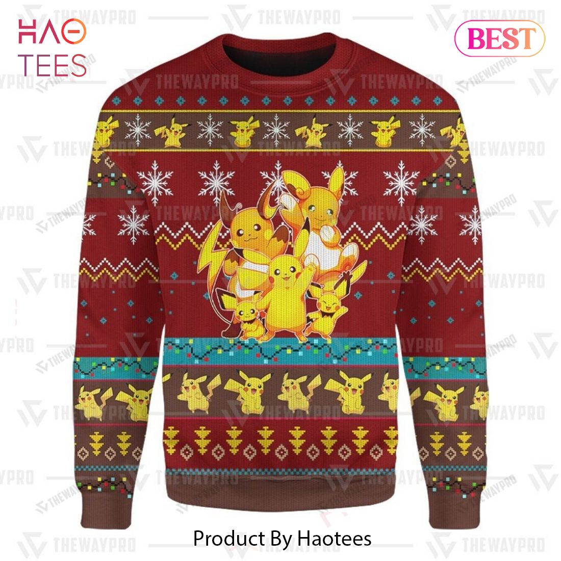 AVAILABLE Pika Pika Giftsmerch Pokemon Custom Sweater AVAILABLE Pika Pika Giftsmerch Pokemon Custom Sweater