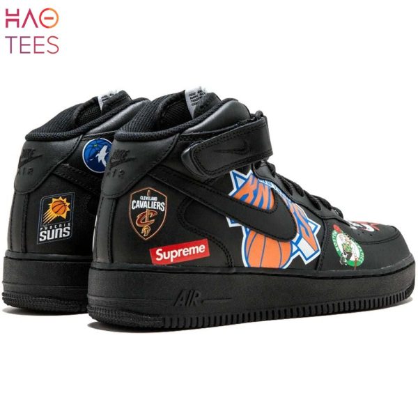 [AVAILABLE] Supreme x NBA x Air Force 1 Mid 07 Black