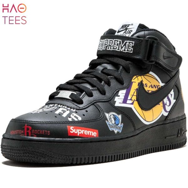 [AVAILABLE] Supreme x NBA x Air Force 1 Mid 07 Black