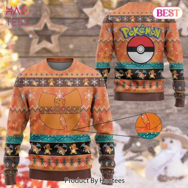 AVAILABLE Wutang Charizard Giftsmerch Pokemon Custom Sweater