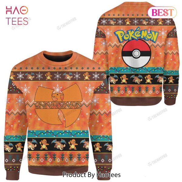 AVAILABLE Wutang Charizard Giftsmerch Pokemon Custom Sweater