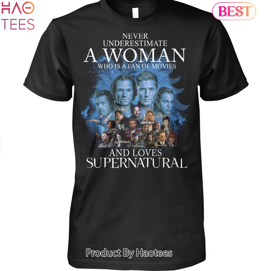 BEST A Woman Who Is A Fan Of Movies And Loves Supernatural Unisex T-Shirt