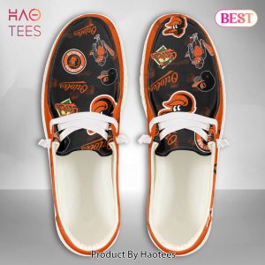 [BEST] MLB Baltimore Orioles Custom Name Hey Dude Shoes
