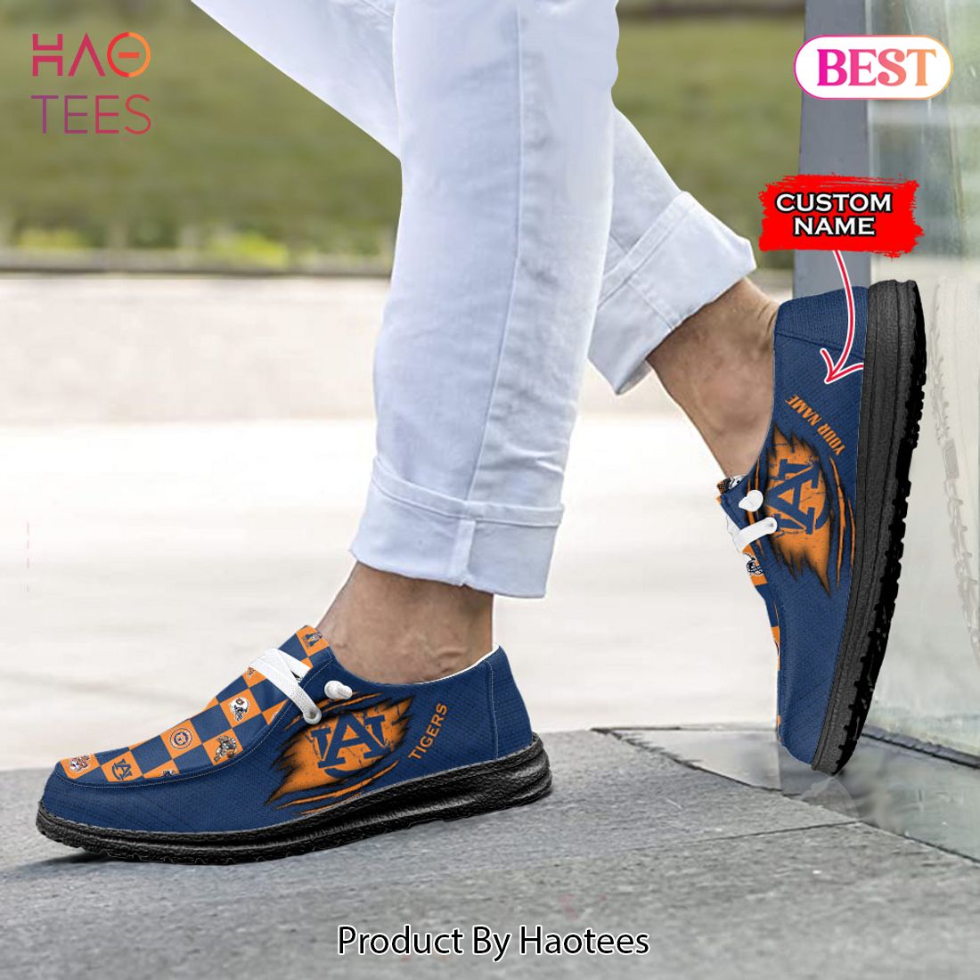BEST NCAA Auburn Tigers Custom Name Hey Dude Shoes Limited 2024 BEST NCAA Auburn Tigers Custom Name Hey Dude Shoes Limited 2024