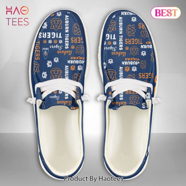 BEST NCAA Auburn Tigers Custom Name Hey Dude Shoes POD Design
