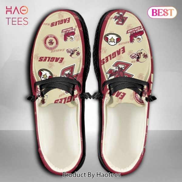 BEST NCAA Boston College Eagles Custom Name Hey Dude Shoes