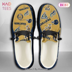 [BEST] NCAA FIU GOLDEN PANTHERS Custom Name Hey Dude Shoes