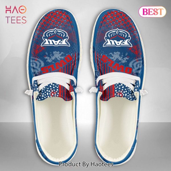 BEST NCAA Florida Atlantic Owls Custom Name Hey Dude Shoes