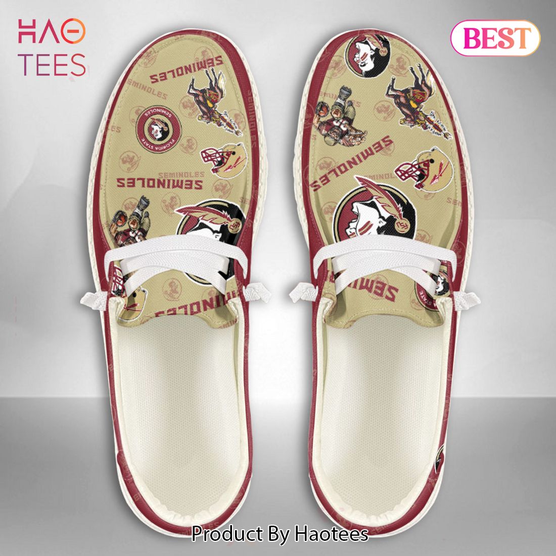 BEST NCAA Florida State Seminoles Custom Name Hey Dude Shoes