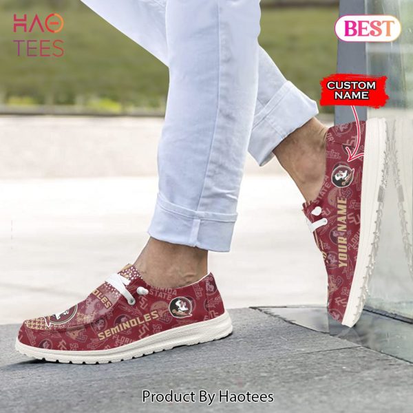BEST NCAA Florida State Seminoles Custom Name Hey Dude Shoes Limited 2024
