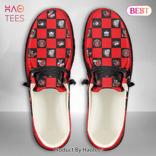 BEST NCAA Georgia Bulldogs Custom Name Hey Dude Shoes