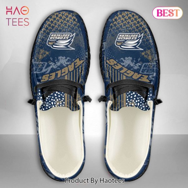 BEST NCAA Georgia Southern Eagles Custom Name Hey Dude Shoes – FD21