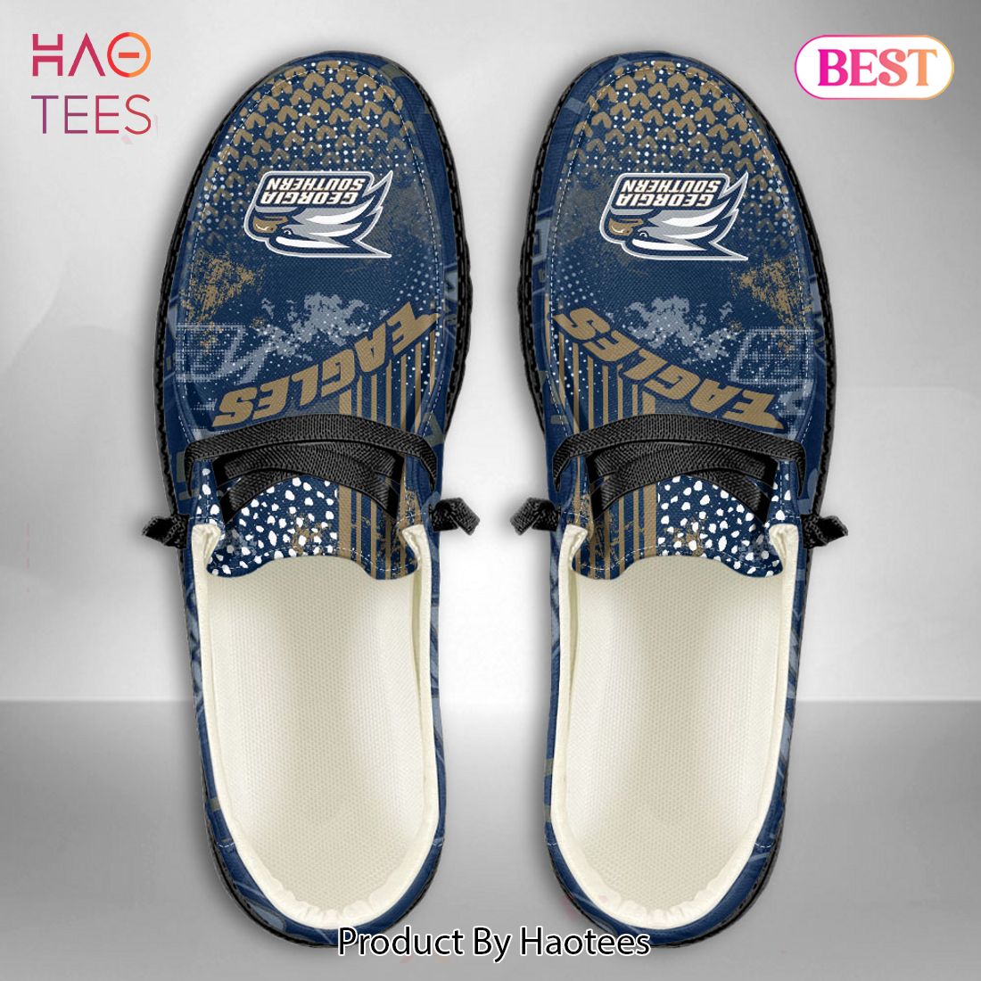 BEST NCAA Georgia Southern Eagles Custom Name Hey Dude Shoes - FD21 BEST NCAA Georgia Southern Eagles Custom Name Hey Dude Shoes - FD21