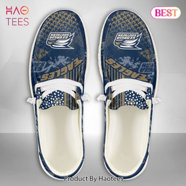 BEST NCAA Georgia Southern Eagles Custom Name Hey Dude Shoes – FD21