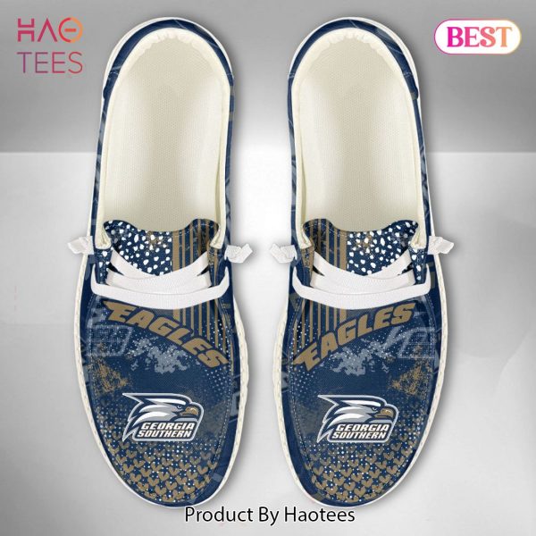BEST NCAA Georgia Southern Eagles Custom Name Hey Dude Shoes – FD21
