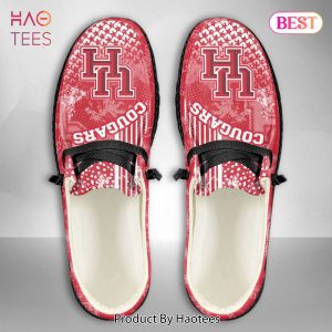BEST NCAA Houston Cougars Custom Name Hey Dude Shoes
