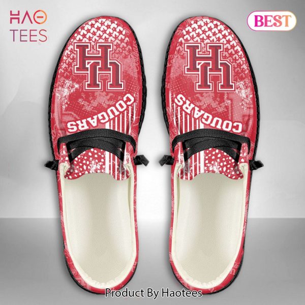 BEST NCAA Houston Cougars Custom Name Hey Dude Shoes