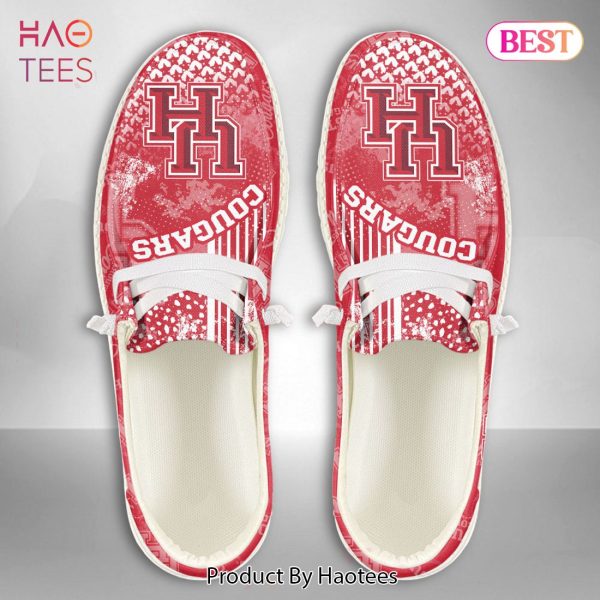 BEST NCAA Houston Cougars Custom Name Hey Dude Shoes