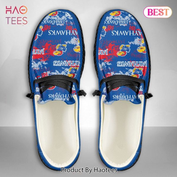 BEST NCAA Kansas Jayhawks Custom Name Hey Dude Shoes