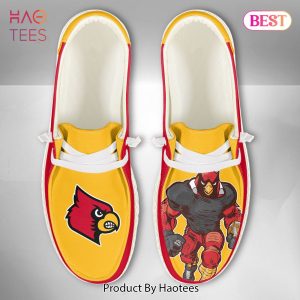[BEST] NCAA Louisville Cardinals – Custom Name Hey Dude Shoes
